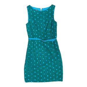 Muse Turquoise Green Crochet Dress